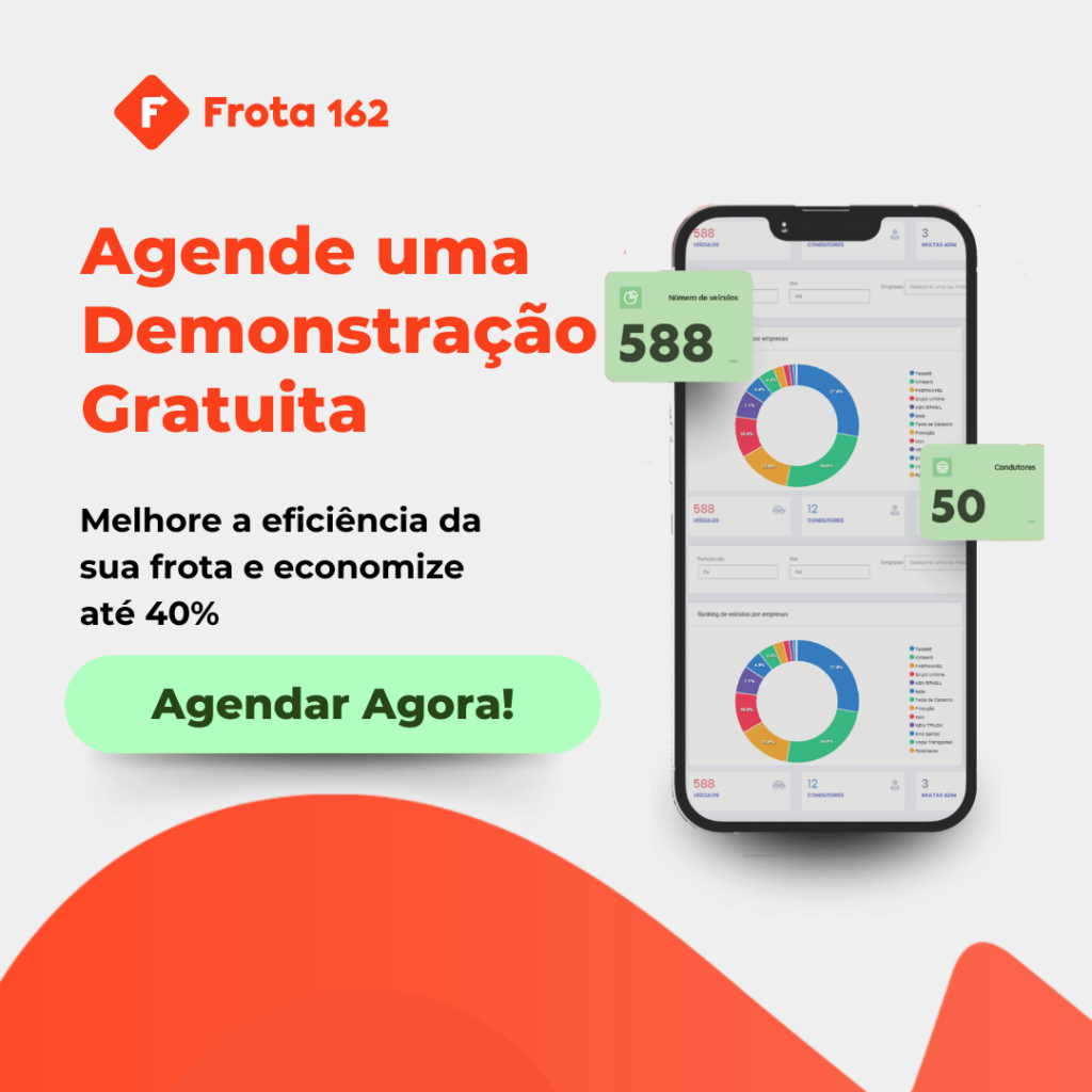 Clique e agende uma demonstração gratuita do sistema da frota 162