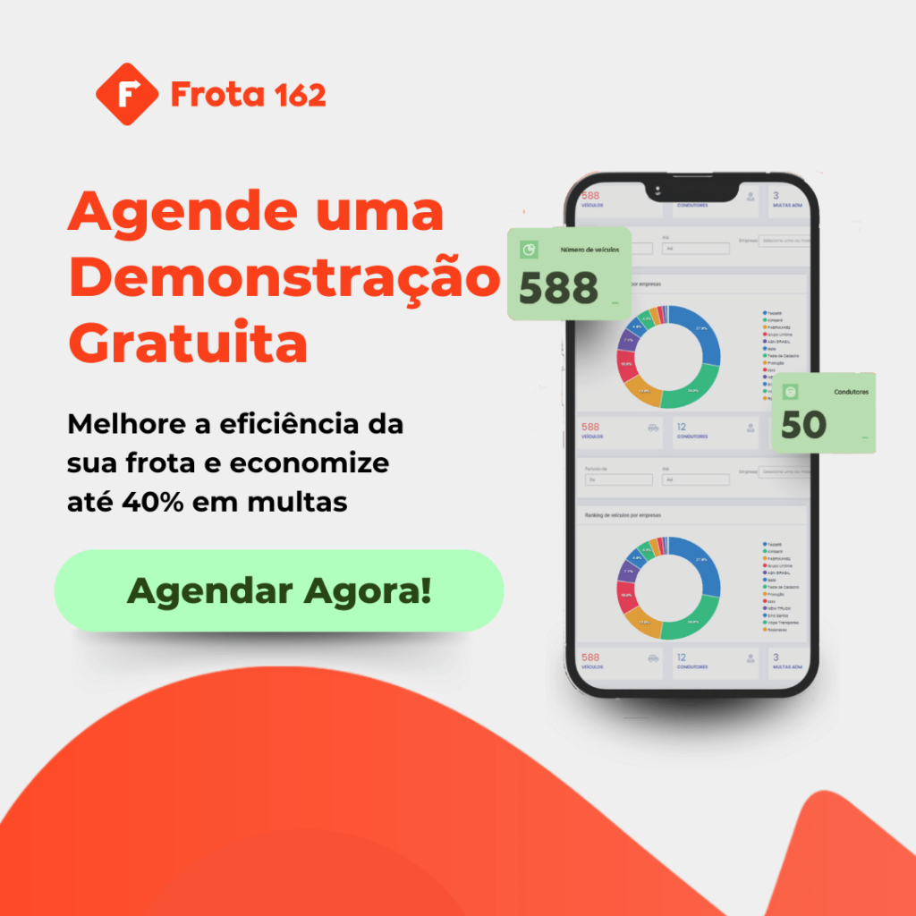 Chamada para agendar uma demonstração gratuita da plataforma da frota 162